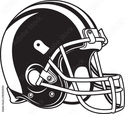 hockey helmet and puck