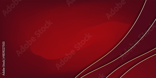 remium Red Gold Abstract. Perfect for luxury and festive themes. Futuristic technology concept. vector illustration