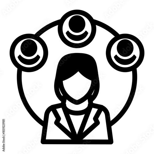 Employee Personality Development Skill Icon from Curriculum Vitae Icon Collection (Mixed style)