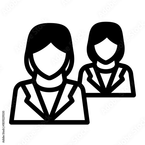 Team Network Members Join Icon from Curriculum Vitae Icon Collection (Mixed style)