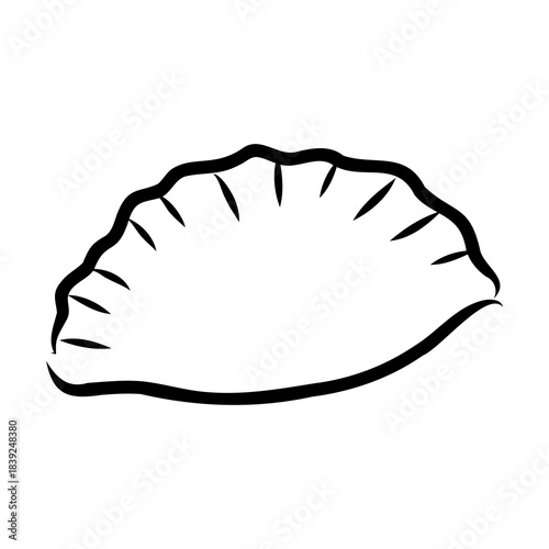 varenik, vector sketch