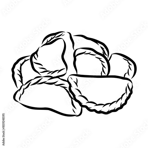 varenik, vector sketch