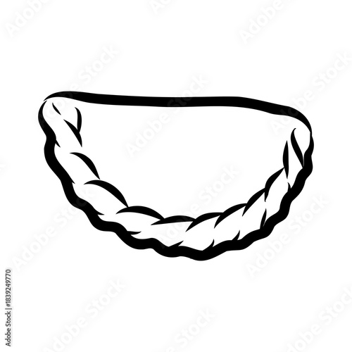 varenik, vector sketch