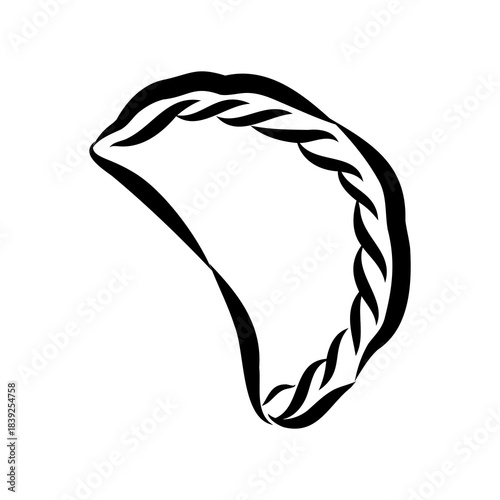 varenik, vector sketch