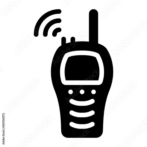 walkie talkie glyph icon