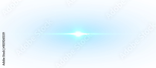 Blue Light Burst PNG with Transparent Overlay on transparent background