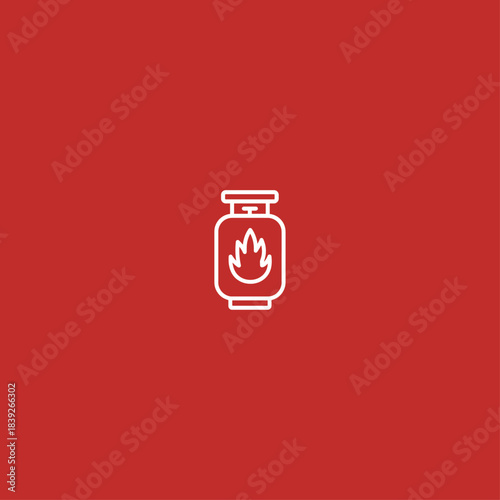 Fuel gas oil Icon flat vector design