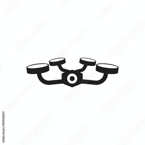 Camera drone technology logo design
