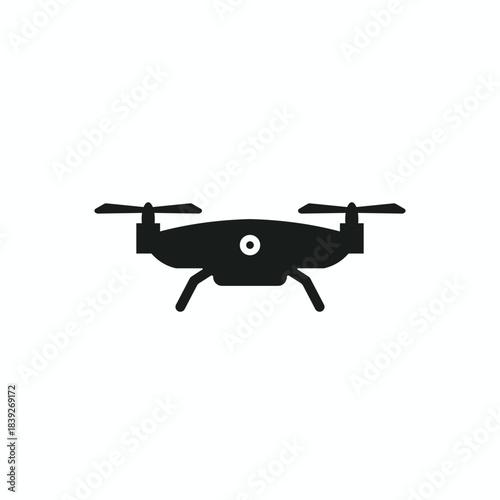 Camera drone technology logo design