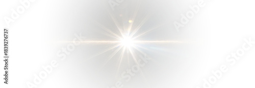 Warm sparkle sun flare for design themes
