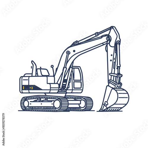 Excavator Icon Design Very Cool