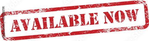 Red available now stamp