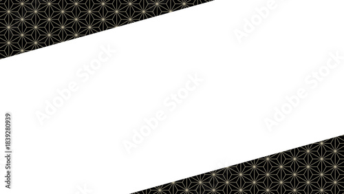 和風フレーム 背景素材 年賀状 正月 新年 お中元 お歳暮 動画素材 16:9サイズ