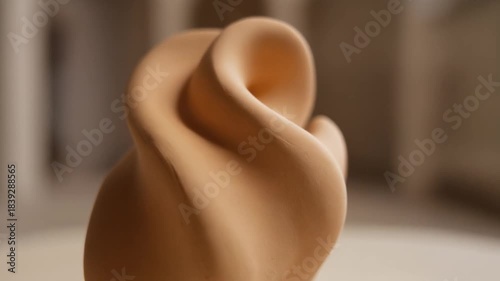 Wallpaper Mural Artistic Action, Abstract Sculpture, Gallery Space, Photography, Minimalist Environment, Close-Up View, Contemporary Concept Torontodigital.ca