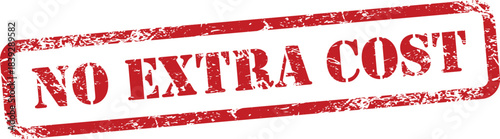 Red grunge stamp with no extra cost text