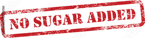 No sugar added stamp seal