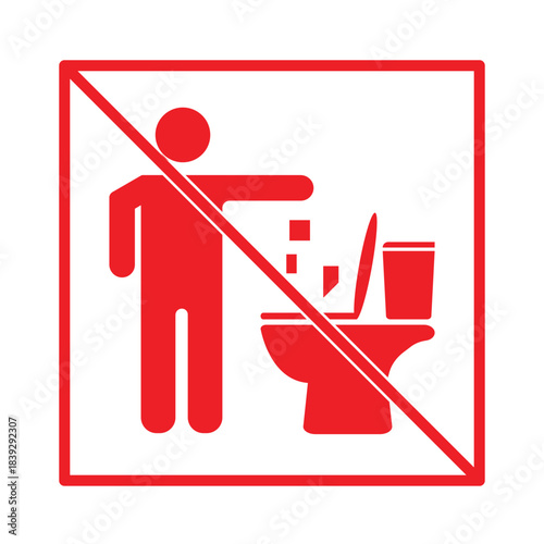 Toilet-Related Vector Line Icons. Contains icons such as No Littering Signs, and more.