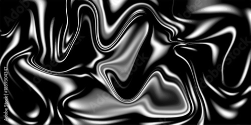  Abstract geometric metallic elegant backdrop. Beautiful drawing with the divorces and wavy lines in gray tones. The texture of black and white marble for a pattern of packaging in a modern style.