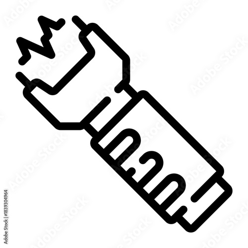 electroshock line icon