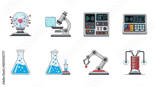 Modern Laboratory Equipment and Scientific Apparatus for Research and Experiments