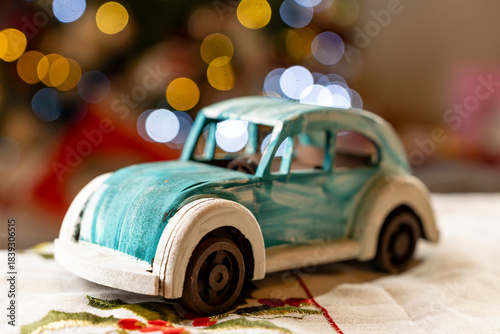 Desenfoque navideño, arbol, bokeh,   