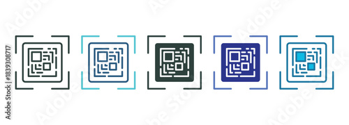 Rapid Scan Icon Set Multiple Style Of