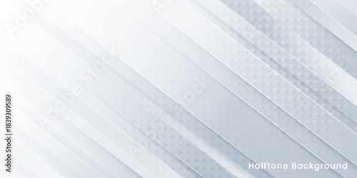 Abstract diagonal  light grey silver background with dot decoration texture. You can use for template brochure design. poster, banner web, flyer, etc. Vector illustration