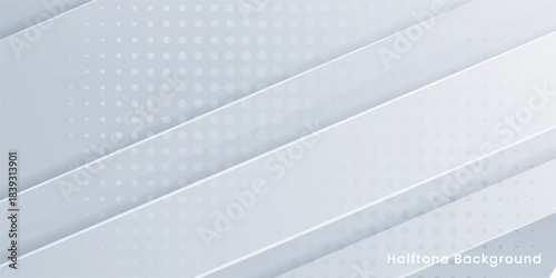Abstract diagonal  light grey silver background with dot decoration texture. You can use for template brochure design. poster, banner web, flyer, etc. Vector illustration