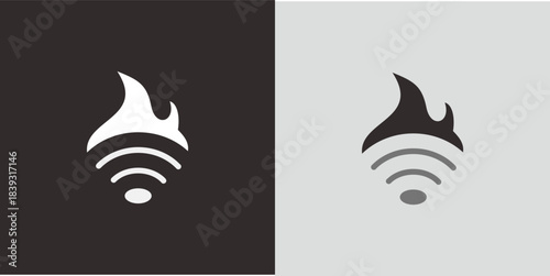 Fiery connection digital inferno logo