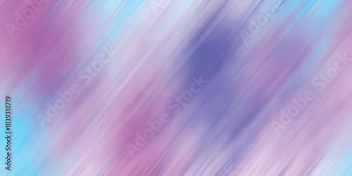 Soft Pastel Watercolor Brush Strokes Abstract Background Diagonal Blend of Blue Purple Pink Hues for Creative Design and Artistic Texture