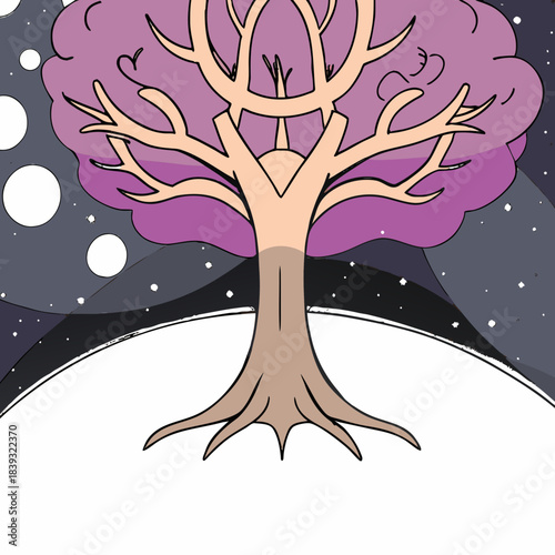 A cosmic tree of life with roots in space