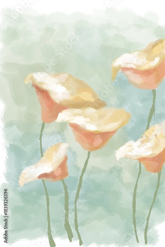 watercolor illustration of a flower