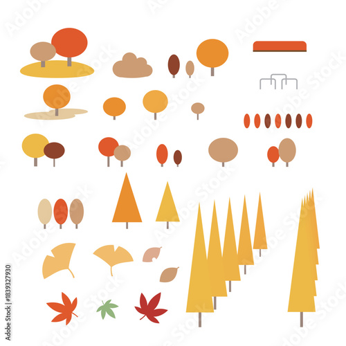 秋の公演のイラスト素材