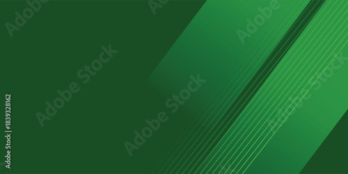 Abstract green sporty background template vector with shiny lines and lights. Green background with strong pattern design.Eps10 vector