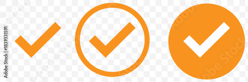 checkmark icon symbol vector illustration