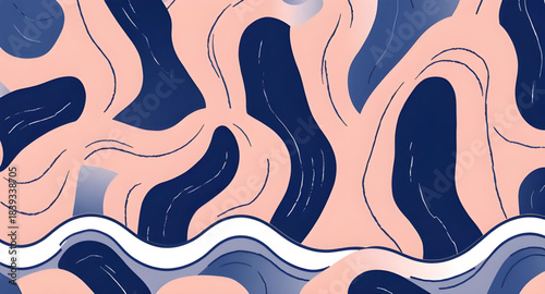 abstract sea seamless pattern, ocean seamless texture, marine seamless background, water wave seamless pattern, ocean repeat pattern, sea abstract texture, nautical seamless design, blue ocean pattern