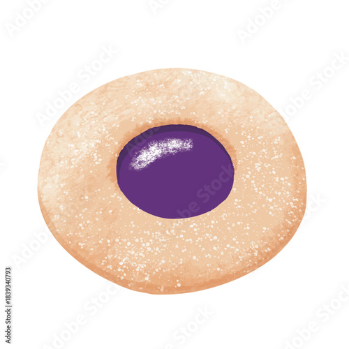 ブルーベリージャム入りクッキー