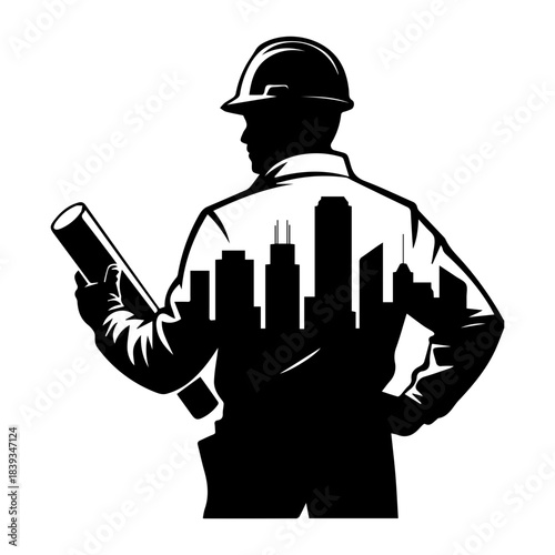 Architectural Visionary Silhouette