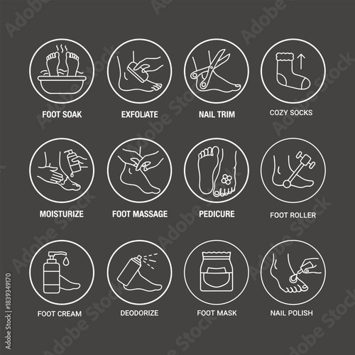 Hotel Resort Amenities Icons: Fitness, Spa, Pool, Cafe & Leisure Services Set icons set