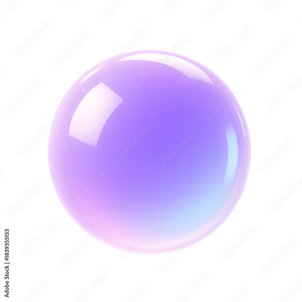 Obraz premium Pastel Purple Glow Circle – Soft luminous orb in lilac and violet gradient. Minimal, clean element ideal for overlays, backgrounds, digital design, and creative projects.
