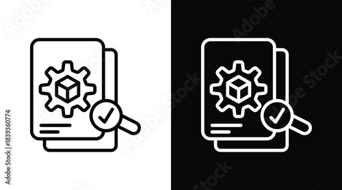 requirement Two-tone version in black and white background