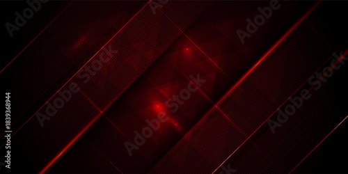 Abstract dark red gradient illustration background with 3d look and simple pattern. cool design and luxury. Eps10 vector