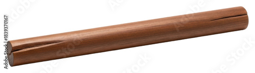 Crafting with a wooden dowel workshop diy project isolated on transparent background