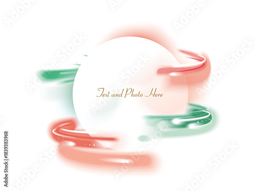 Daily A063 Christmas crystal ball and magic effect around vector graphic EPS 10
