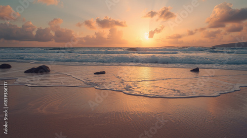Fototapeta Naklejka Na Ścianę i Meble -  sunset on the sea