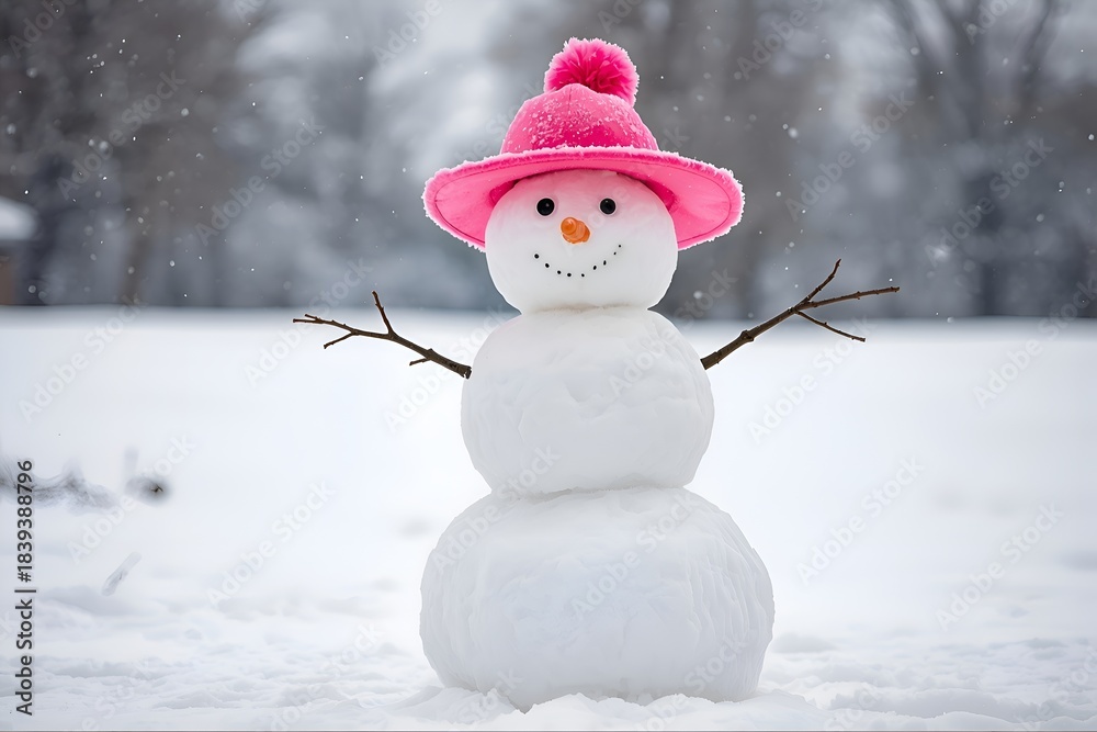 Fototapeta premium Snowman Selfies