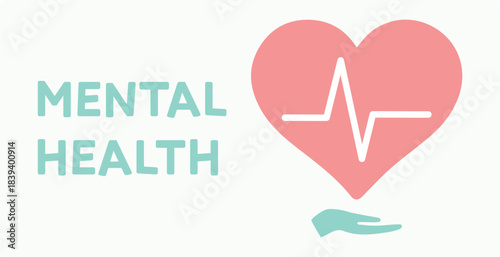 Medicine, mental health, mind, therapy, doctor, heart, health, brain, heartbeat, world, day, treatment, healing, emotion, well-being, psychology, hospital. Icon, set, vector, shape