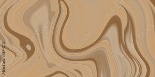 An illustration of an abstract background with brown colour. Liquid marbling paint texture background. Fluid painting abstract texture, Intensive color mix wallpaper. oil painting streaks and colorful