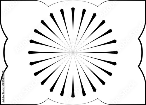 black and white set of delimiters for text, dividers