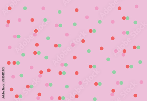 Playful Pastel Polka Dots Background